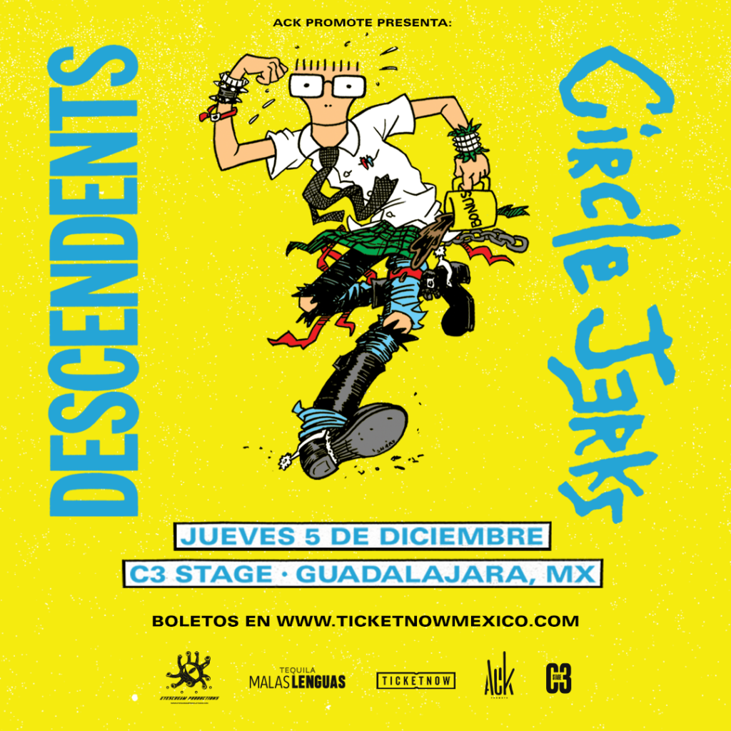 Descendents + Circle Jerks en Guadalajara – C3 Stage y C3 Rooftop